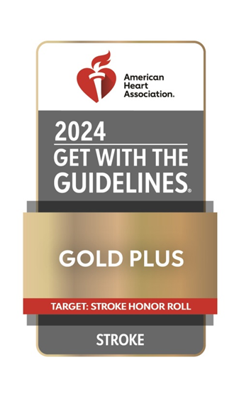 Stroke Gold Plus Badge