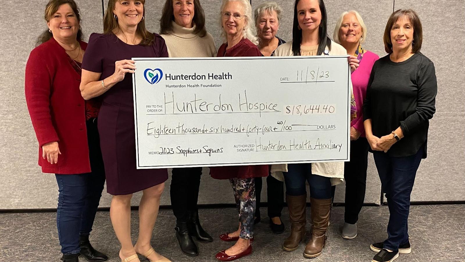 Hunterdon Health Auxiliary Donates to Hospice