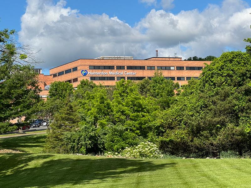 Hunterdon Medical Center from road