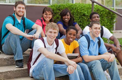 Group of School Students 