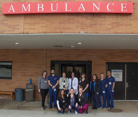 Members of Hunterdon Medical Center's Stroke team.