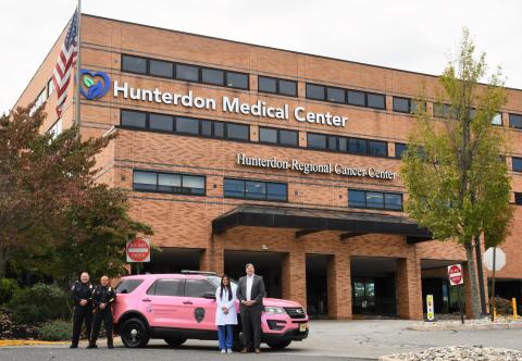 Montgomery Police Car Wrapped for Breast Cancer Awareness 2024