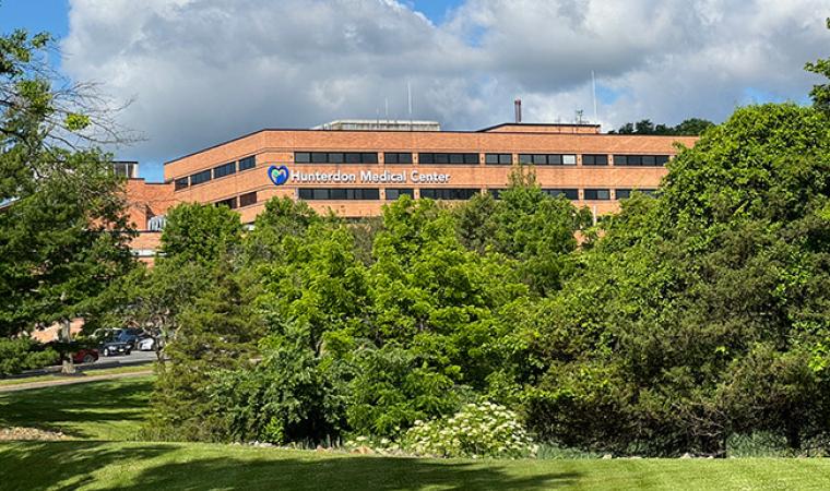 Hunterdon Medical Center from road